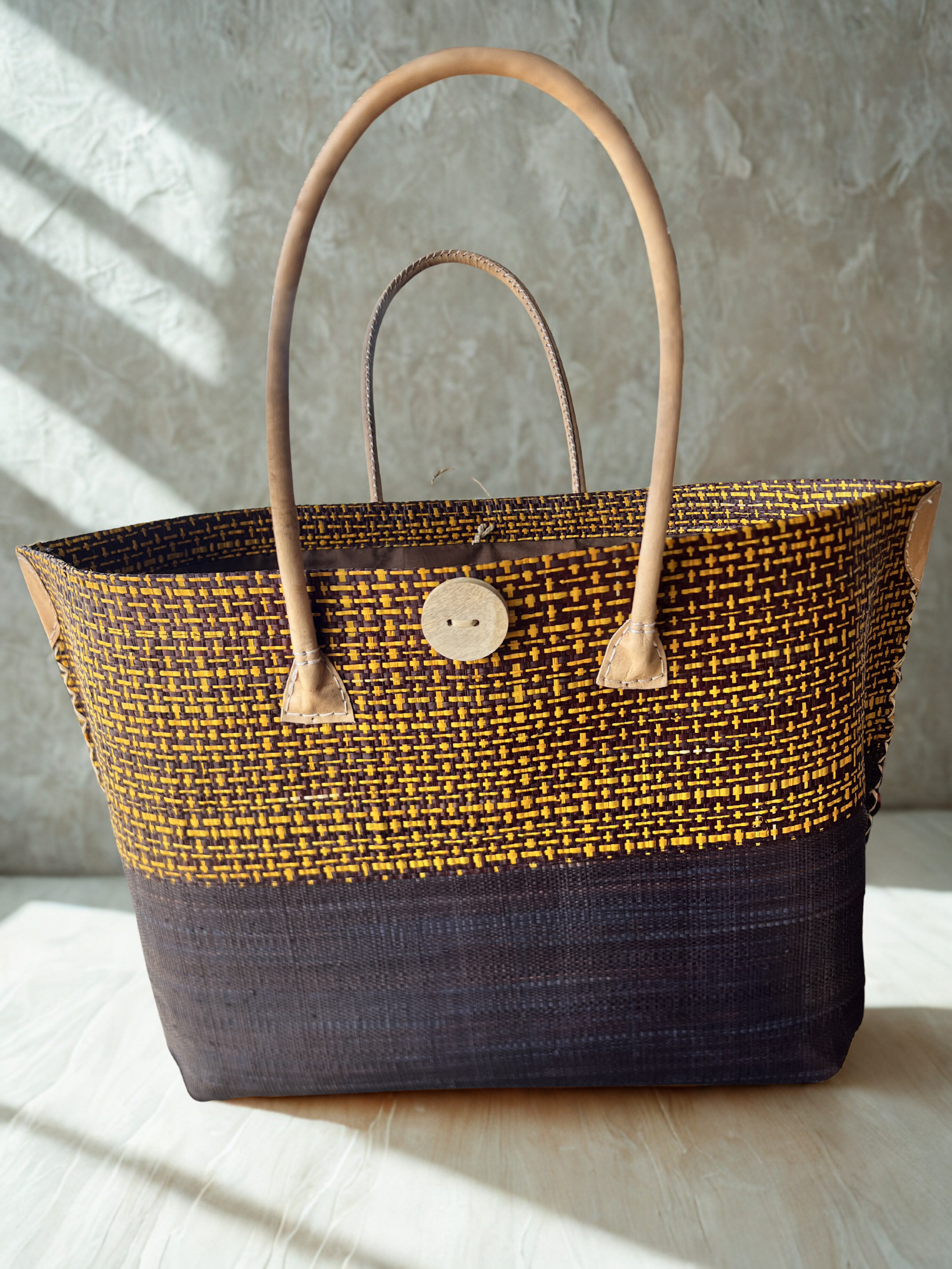 Bolso playa rabane teñido pastel